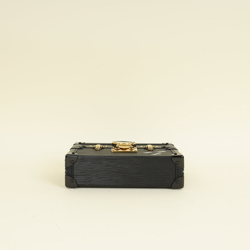 Louis Vuitton Black Petite Malle Bag