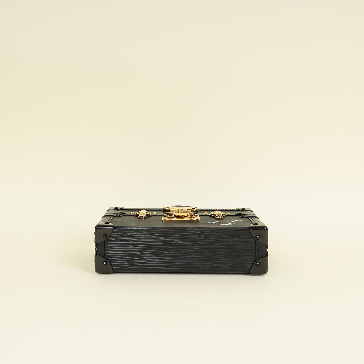 Louis Vuitton Black Petite Malle Bag
