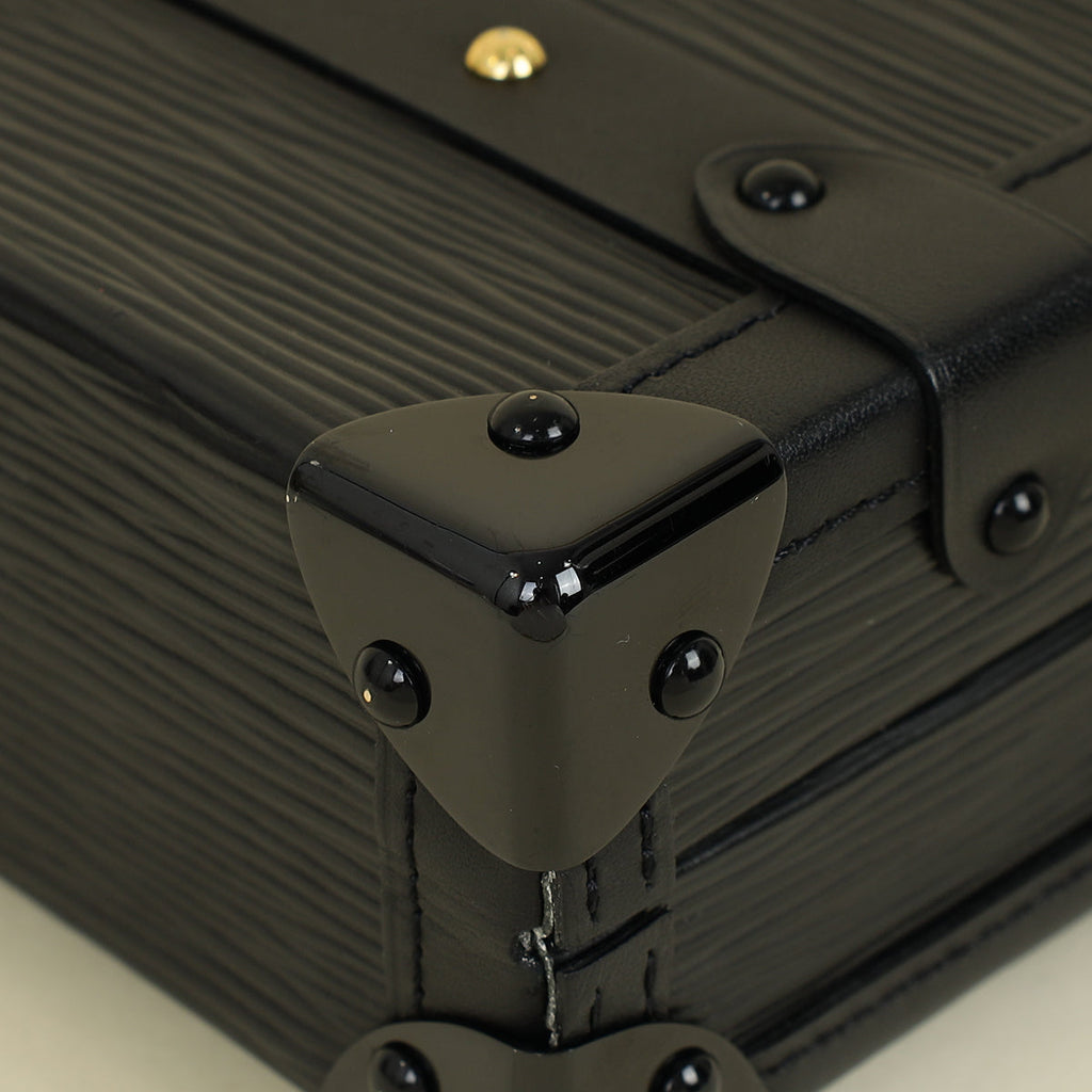 Louis Vuitton Black Petite Malle Bag