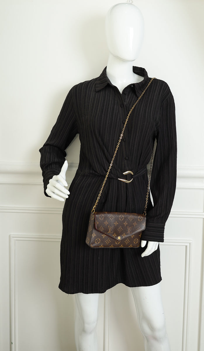 Louis Vuitton Bicolor Pochette Félicie Bag