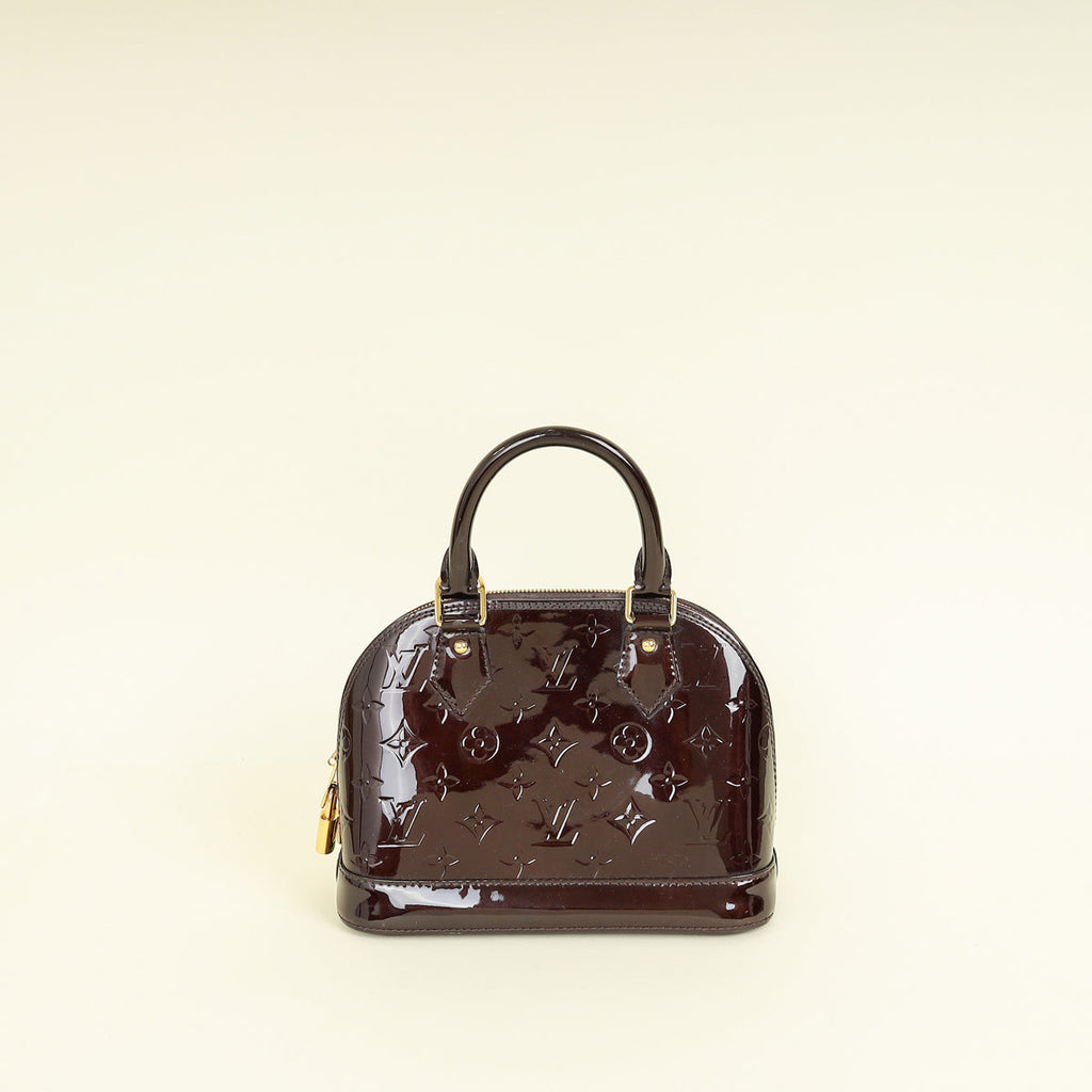 Louis Vuitton Amarante Monogram Vernis Alma BB Bag