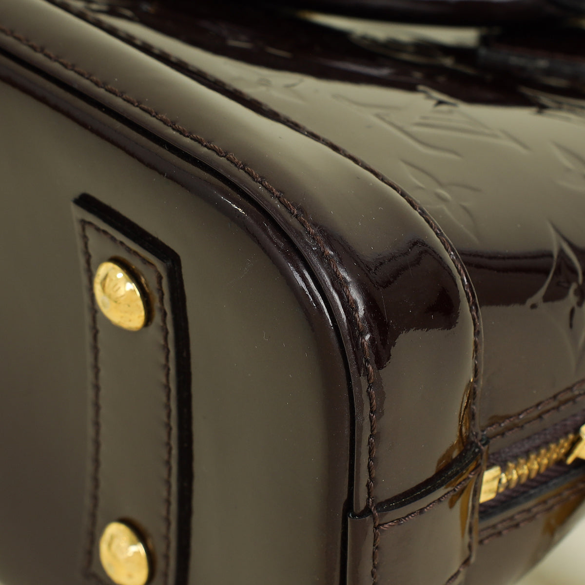 Louis Vuitton Amarante Monogram Vernis Alma BB Bag