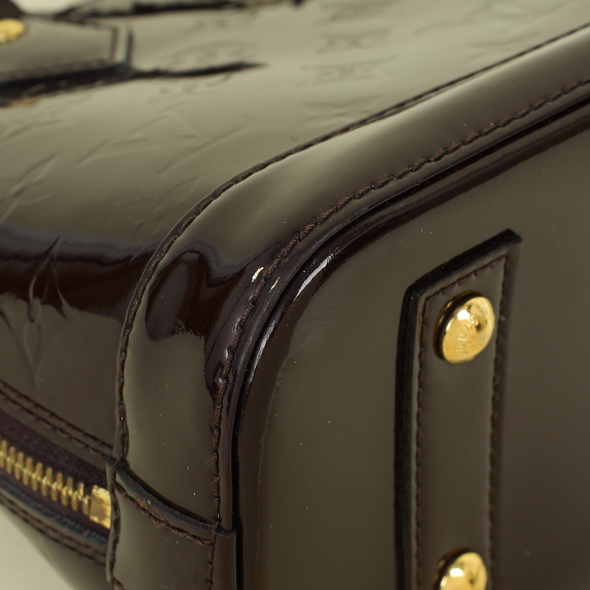 Louis Vuitton Amarante Monogram Vernis Alma BB Bag