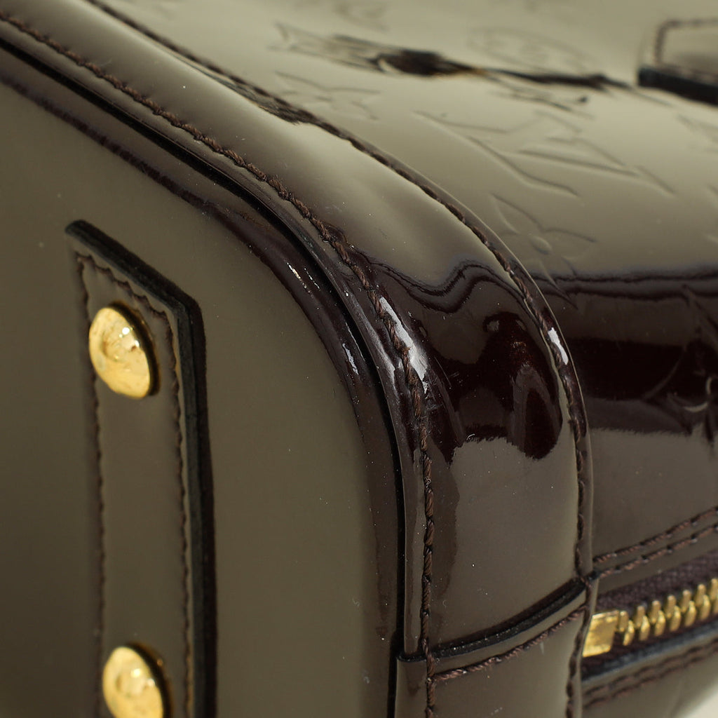 Louis Vuitton Amarante Monogram Vernis Alma BB Bag
