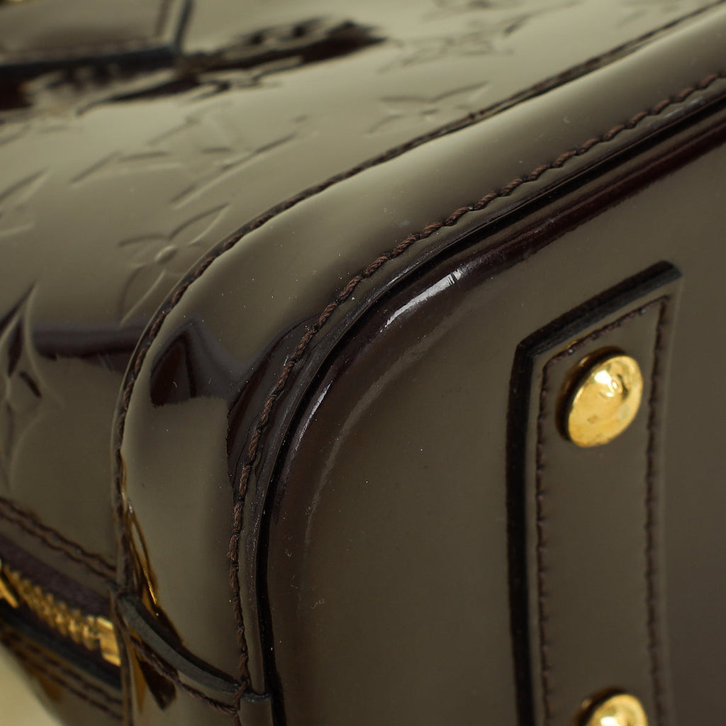 Louis Vuitton Amarante Monogram Vernis Alma BB Bag