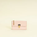 Louis Vuitton Pink Monogram Cherry Wood Chain Wallet