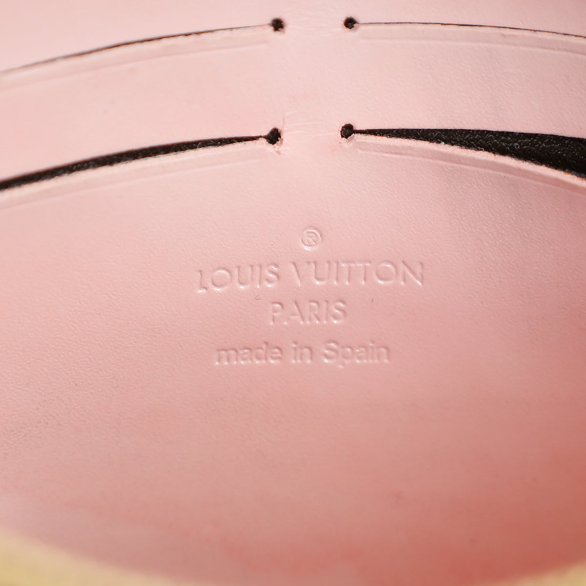 Louis Vuitton Pink Monogram Cherry Wood Chain Wallet