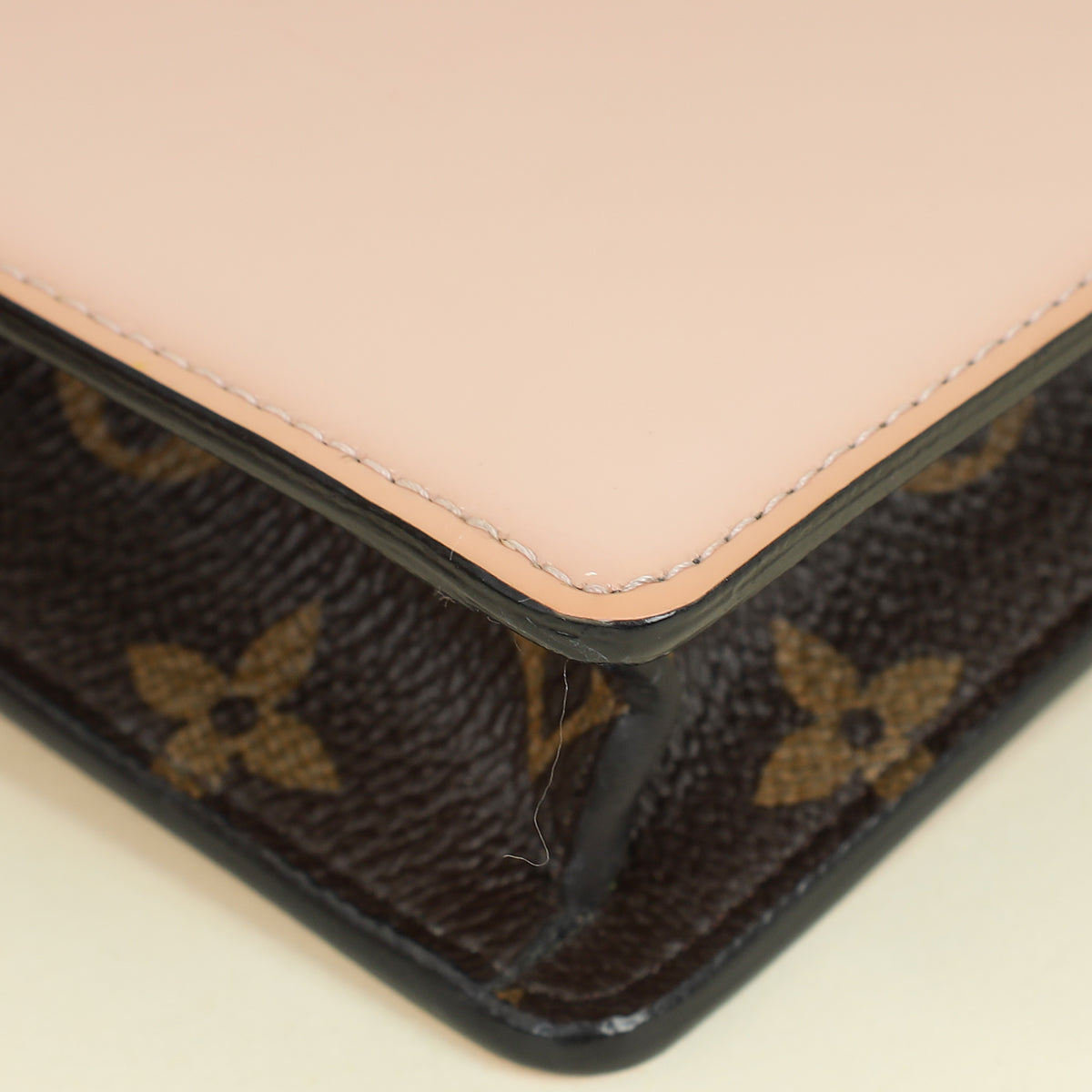Louis Vuitton Pink Monogram Cherry Wood Chain Wallet