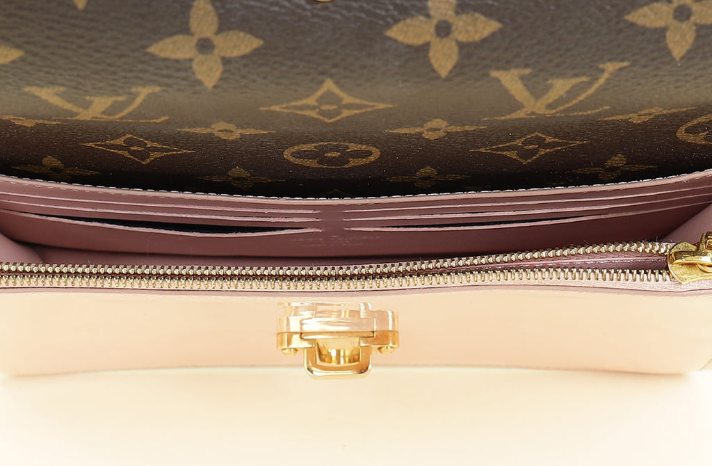 Louis Vuitton Pink Monogram Cherry Wood Chain Wallet