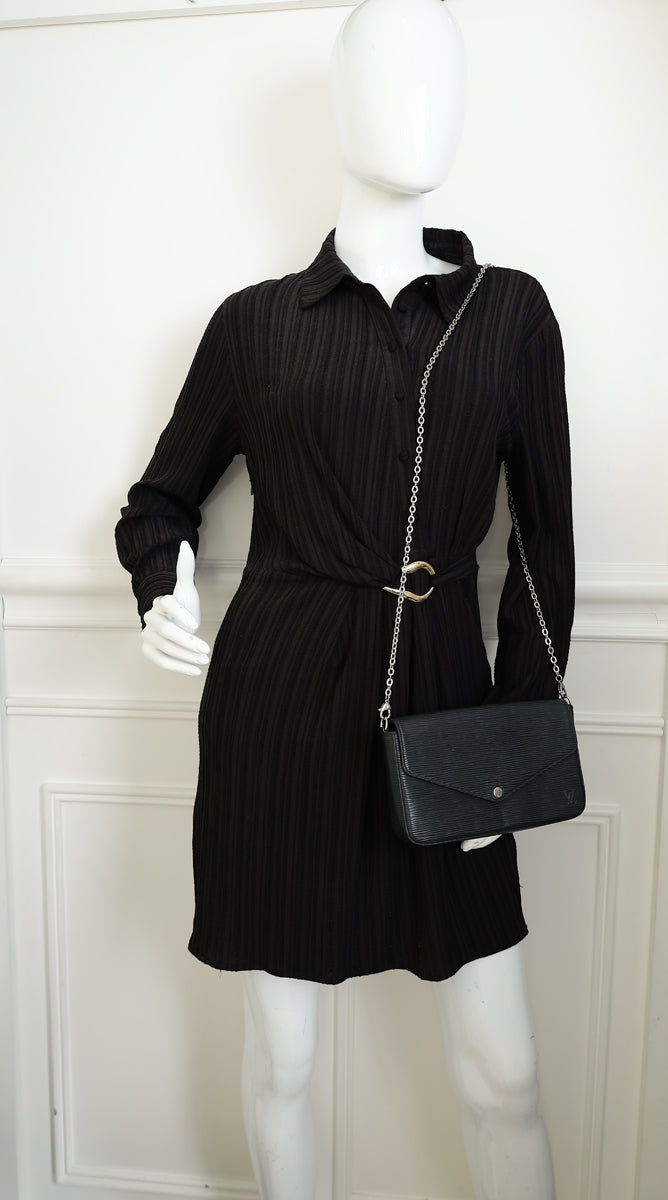 Louis Vuitton Black Felicie Pochette Bag