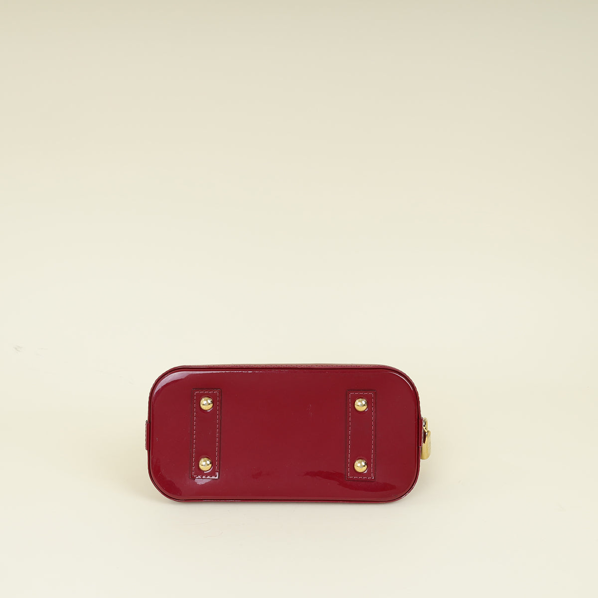 Louis Vuitton Rouge Fauviste Monogram Vernis Alma BB Bag