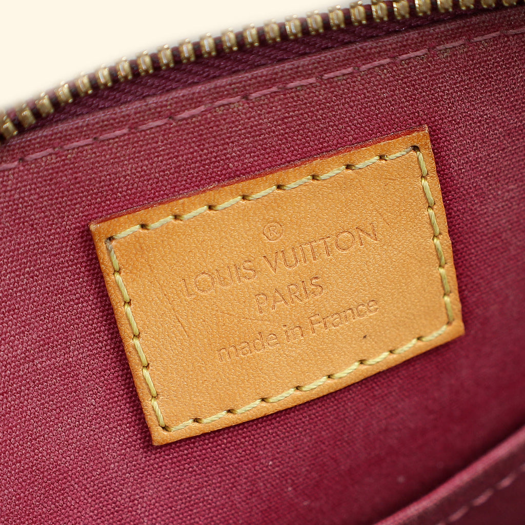 Louis Vuitton Rouge Fauviste Monogram Vernis Alma BB Bag