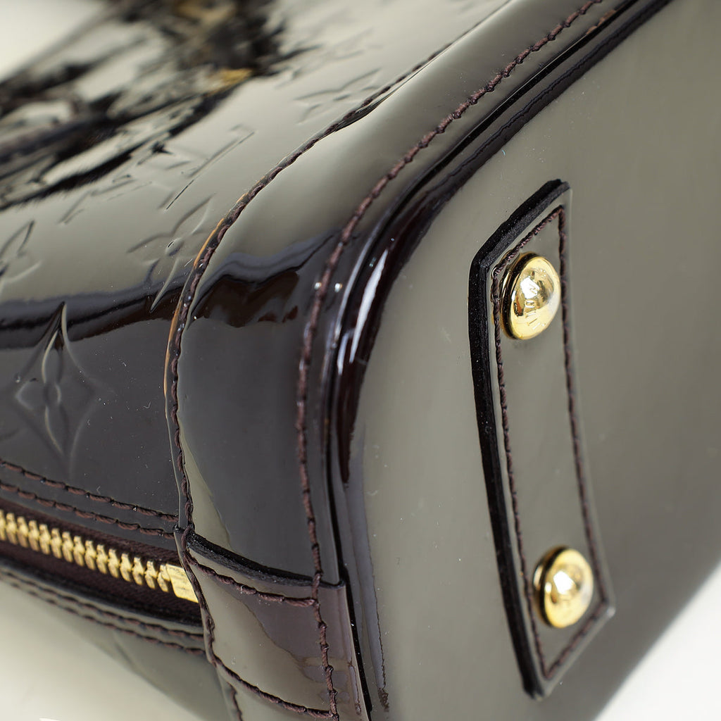 Louis Vuitton Amarante Monogram Vernis Alma BB Bag