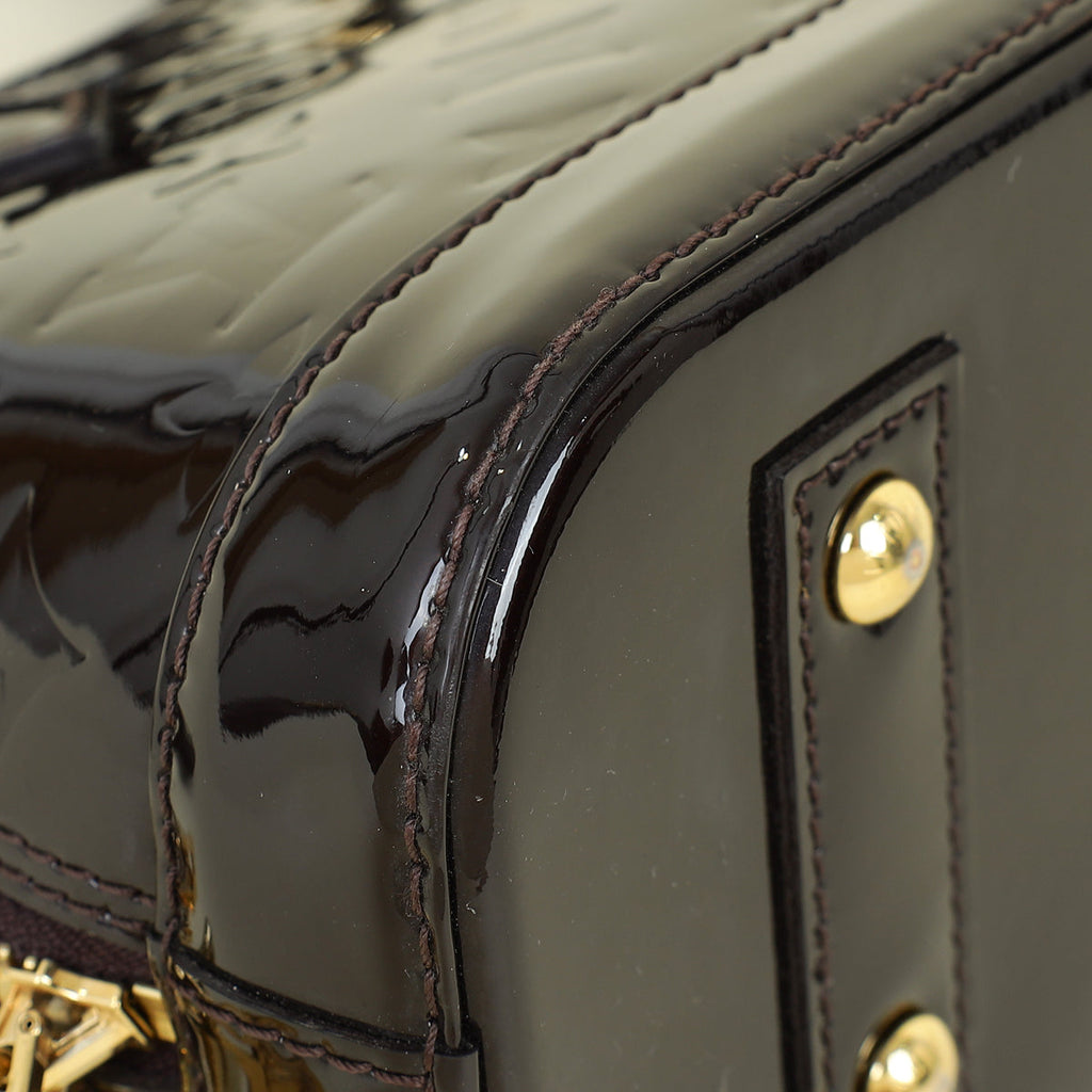 Louis Vuitton Amarante Monogram Vernis Alma BB Bag