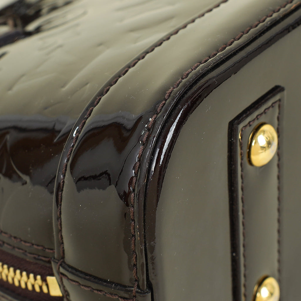 Louis Vuitton Amarante Monogram Vernis Alma BB Bag