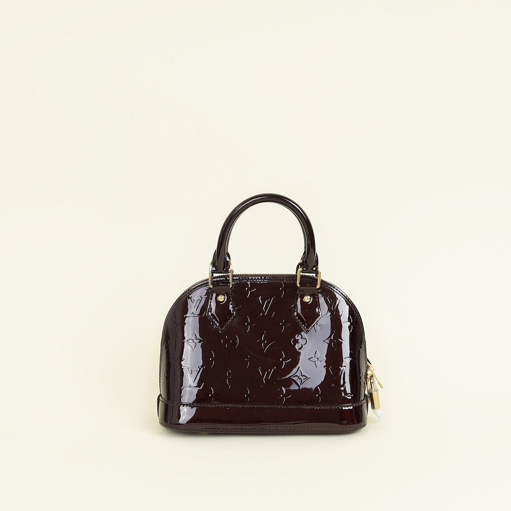 Louis Vuitton Amarante Monogram Vernis Alma BB Bag