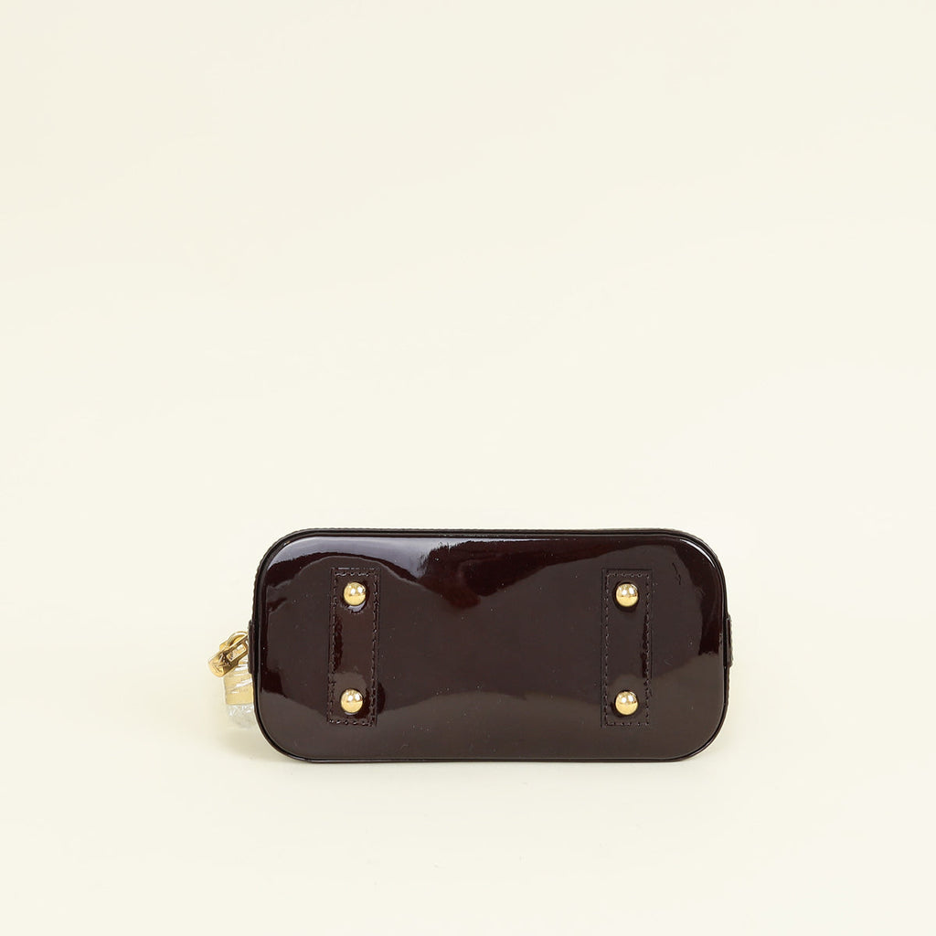 Louis Vuitton Amarante Monogram Vernis Alma BB Bag