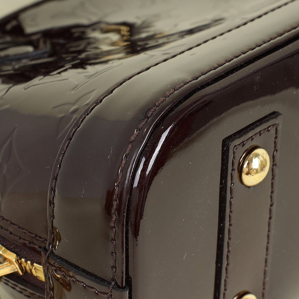Louis Vuitton Amarante Monogram Vernis Alma BB Bag