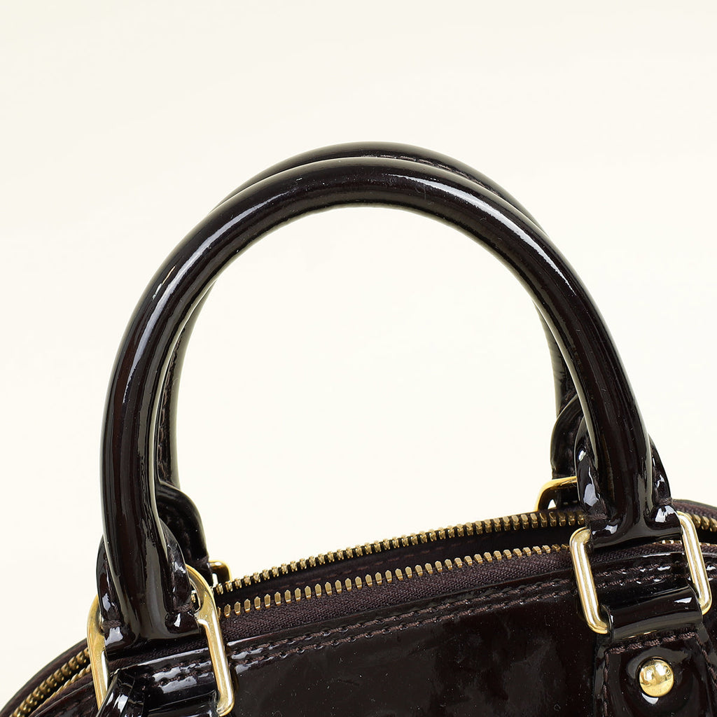 Louis Vuitton Amarante Monogram Vernis Alma BB Bag