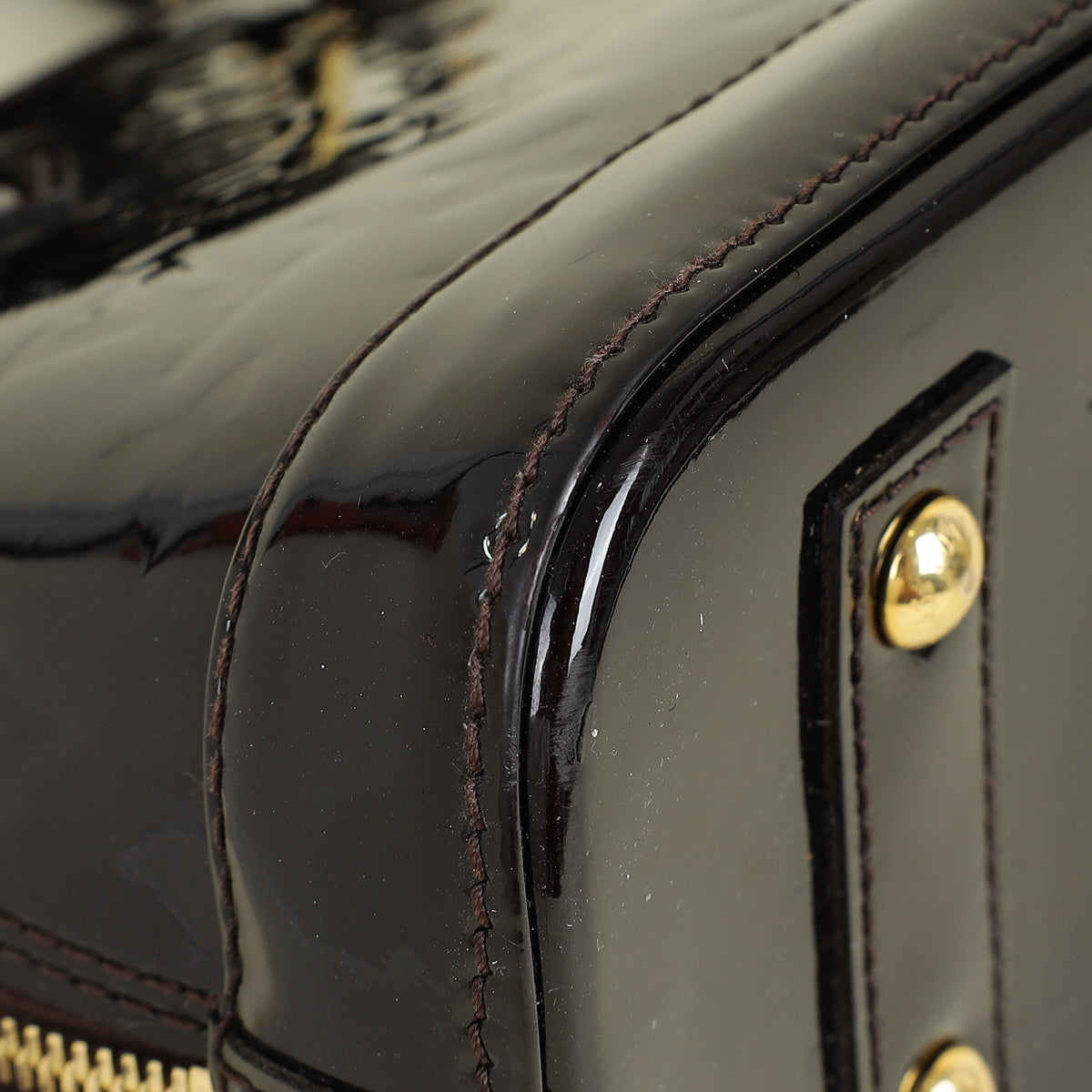 Louis Vuitton Amarante Monogram Vernis Alma BB Bag
