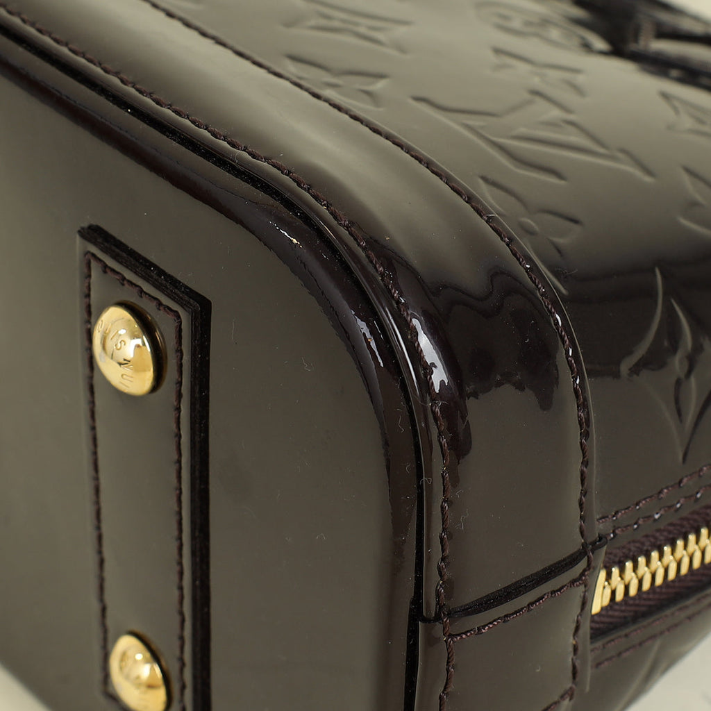 Louis Vuitton Amarante Monogram Vernis Alma BB Bag