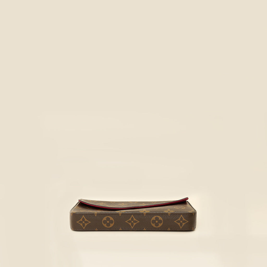 Louis Vuitton Monogram Fuchsia Felicie Pochette Bag