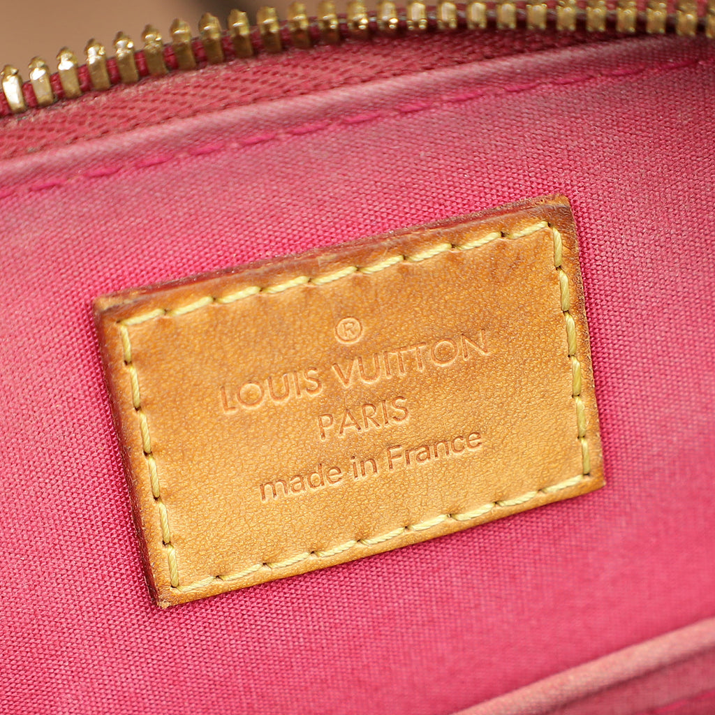 Louis Vuitton Framboise Monogram Vernis Alma BB Bag