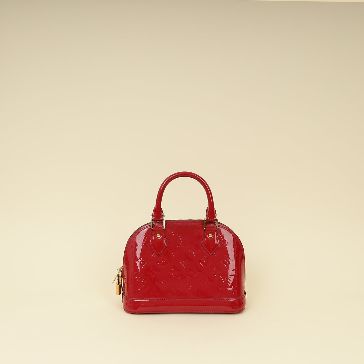 Louis Vuitton Framboise Monogram Vernis Alma BB Bag