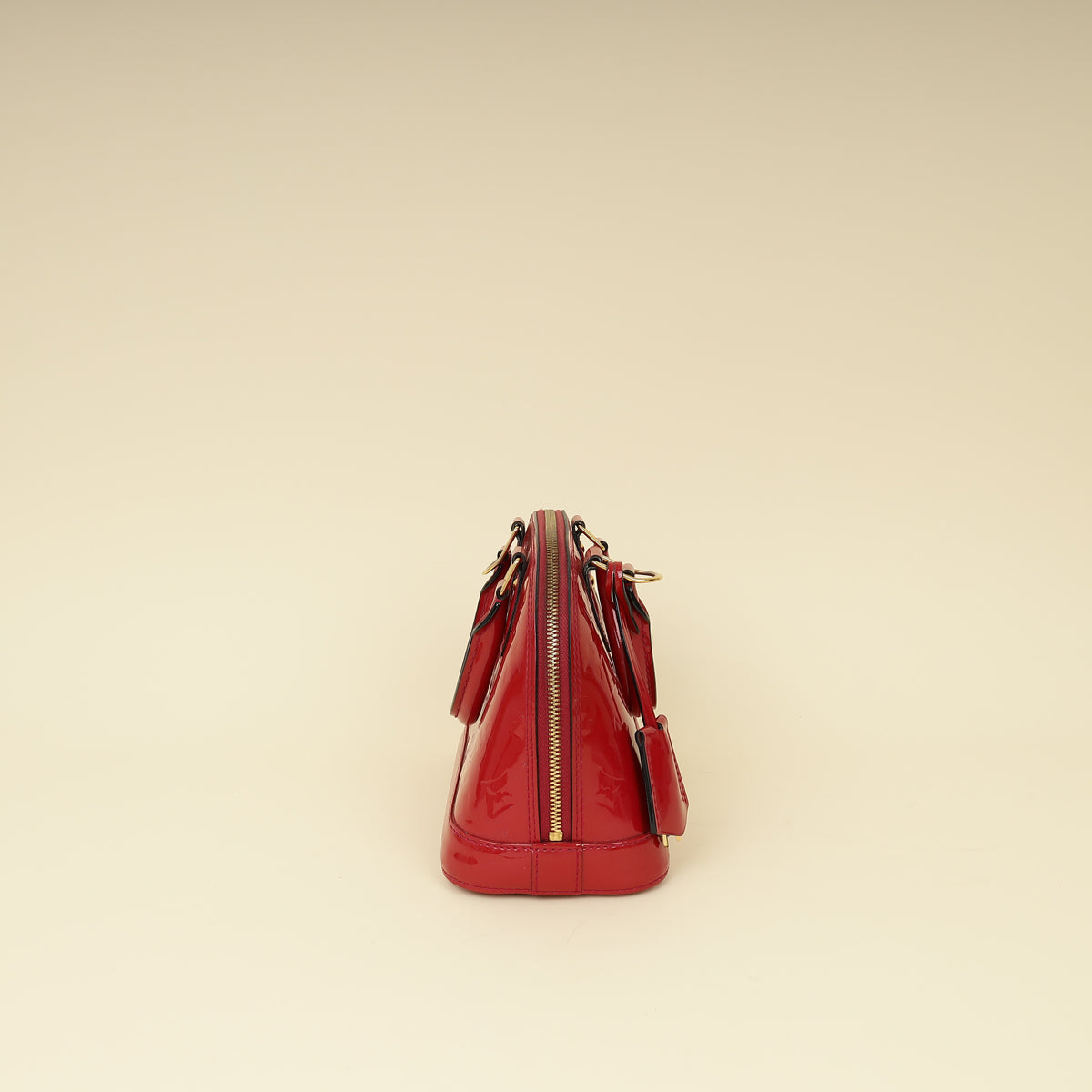 Louis Vuitton Framboise Monogram Vernis Alma BB Bag