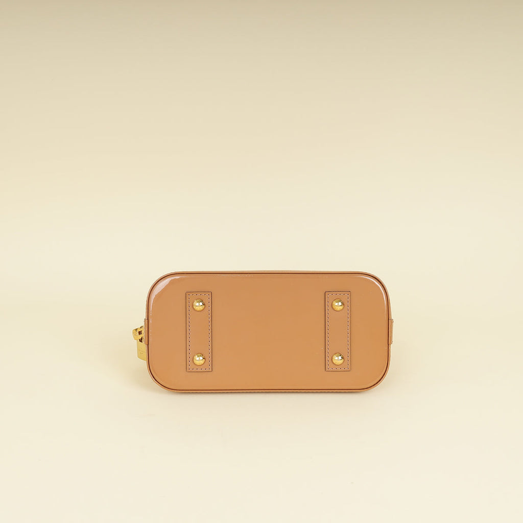 Louis Vuitton Noisette Monogram Vernis Alma BB Bag