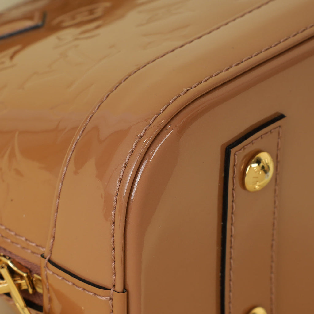Louis Vuitton Noisette Monogram Vernis Alma BB Bag
