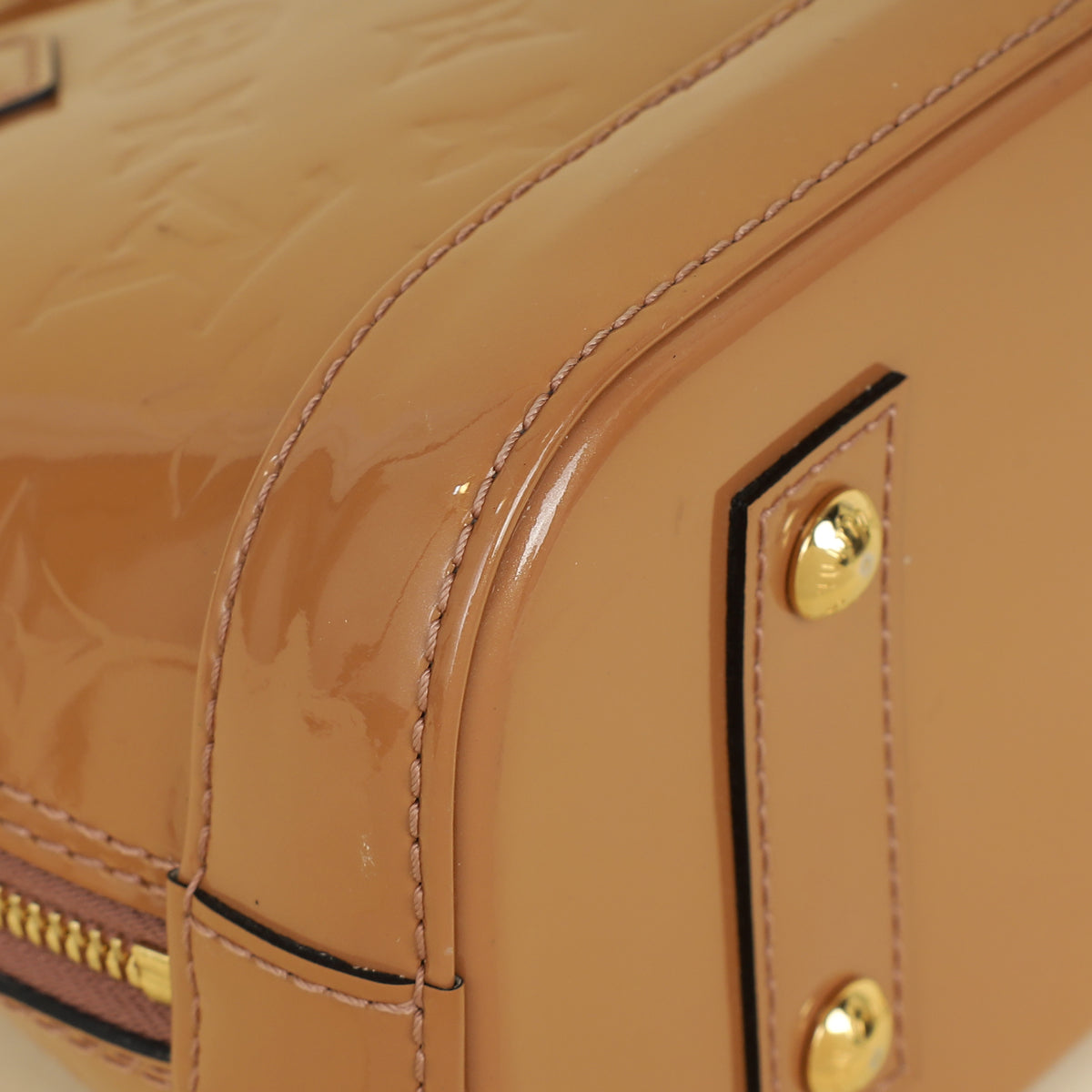 Louis Vuitton Noisette Monogram Vernis Alma BB Bag