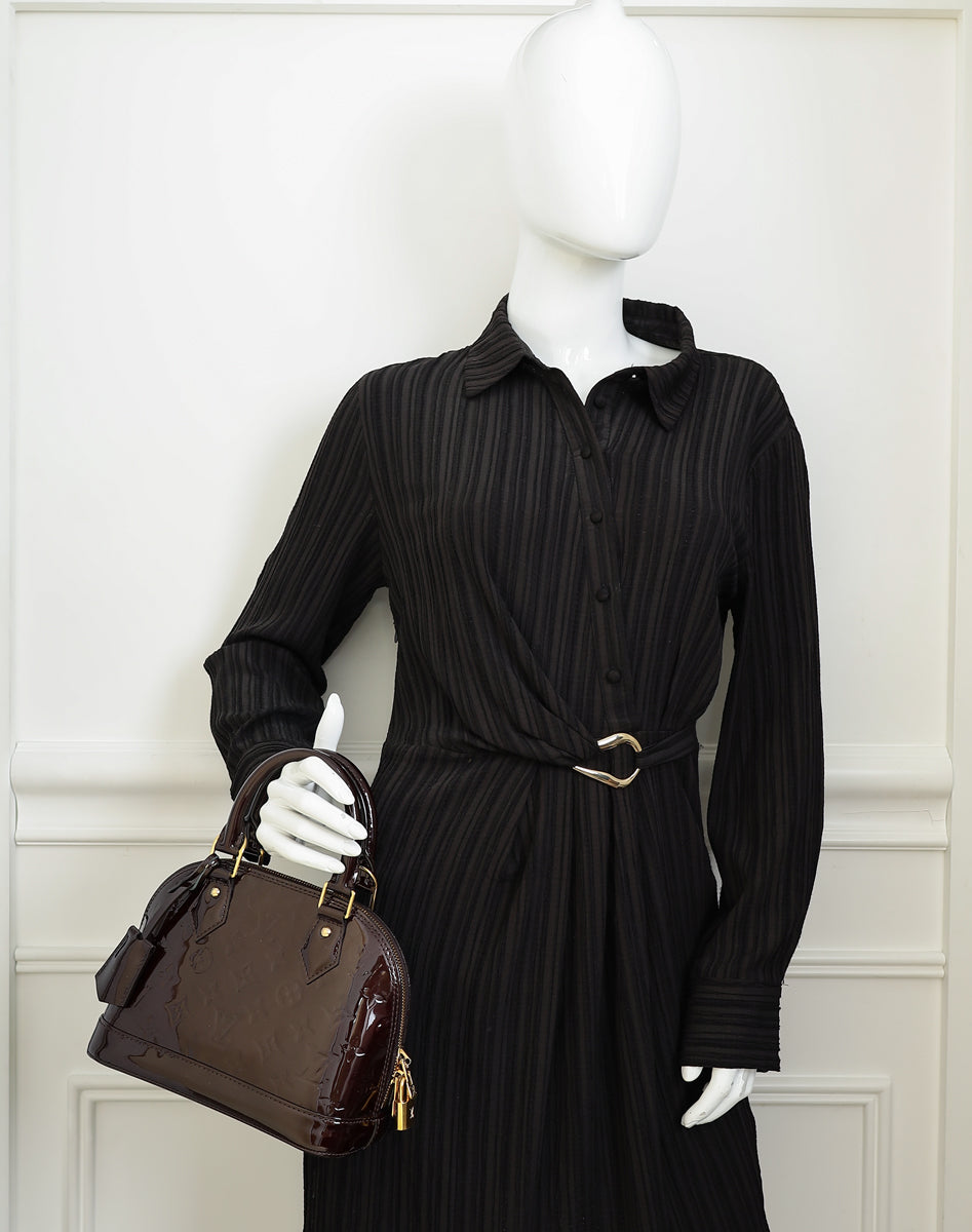Louis Vuitton Amarante Monogram Vernis Alma BB Bag