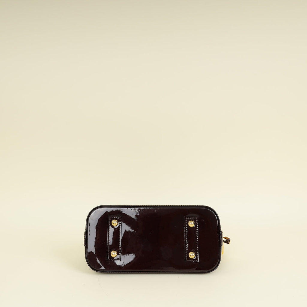 Louis Vuitton Amarante Monogram Vernis Alma BB Bag