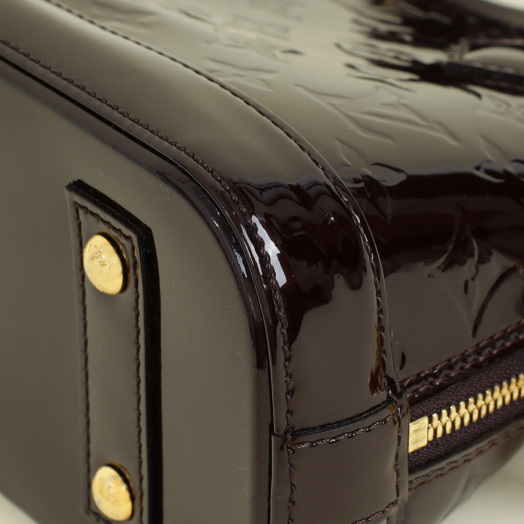 Louis Vuitton Amarante Monogram Vernis Alma BB Bag