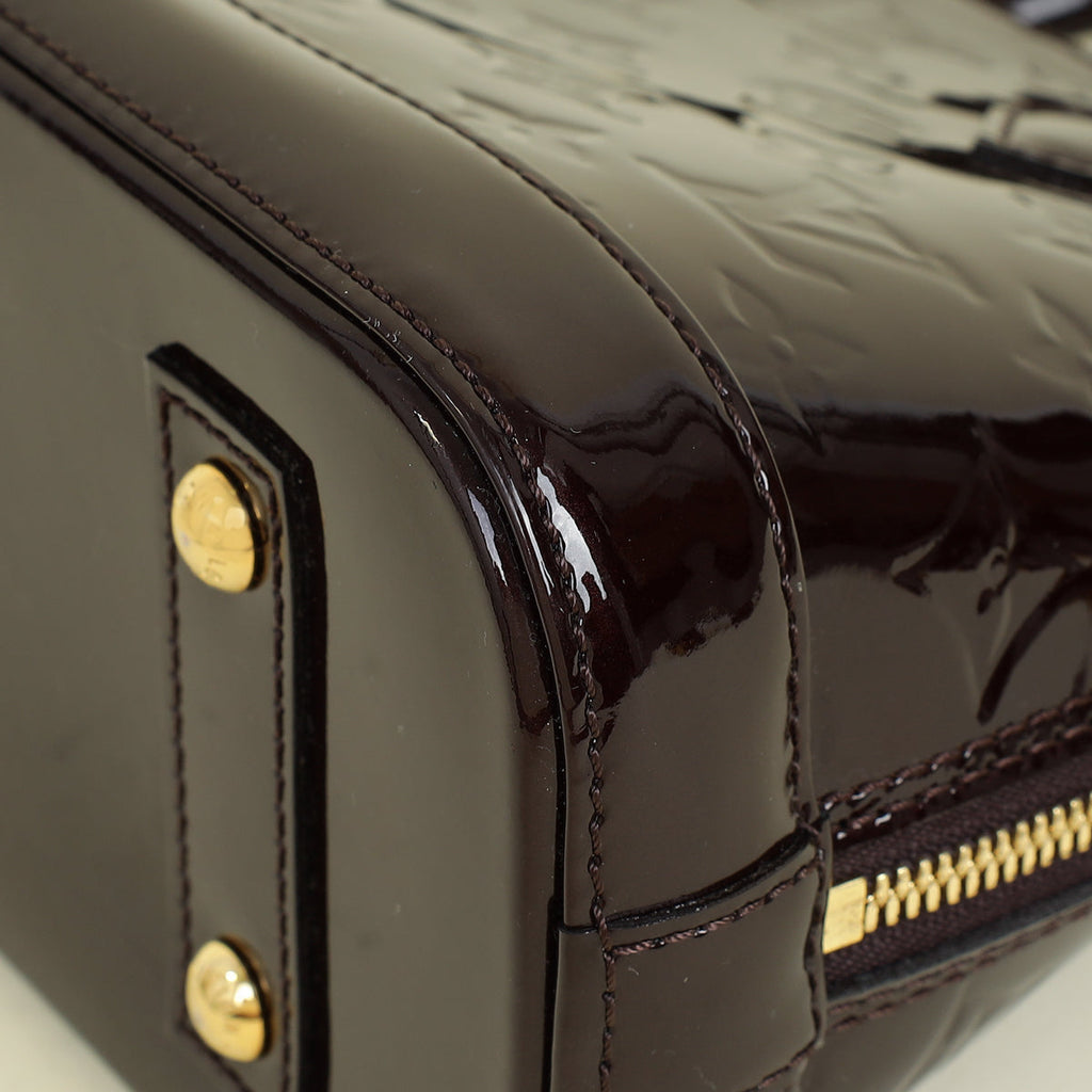 Louis Vuitton Amarante Monogram Vernis Alma BB Bag