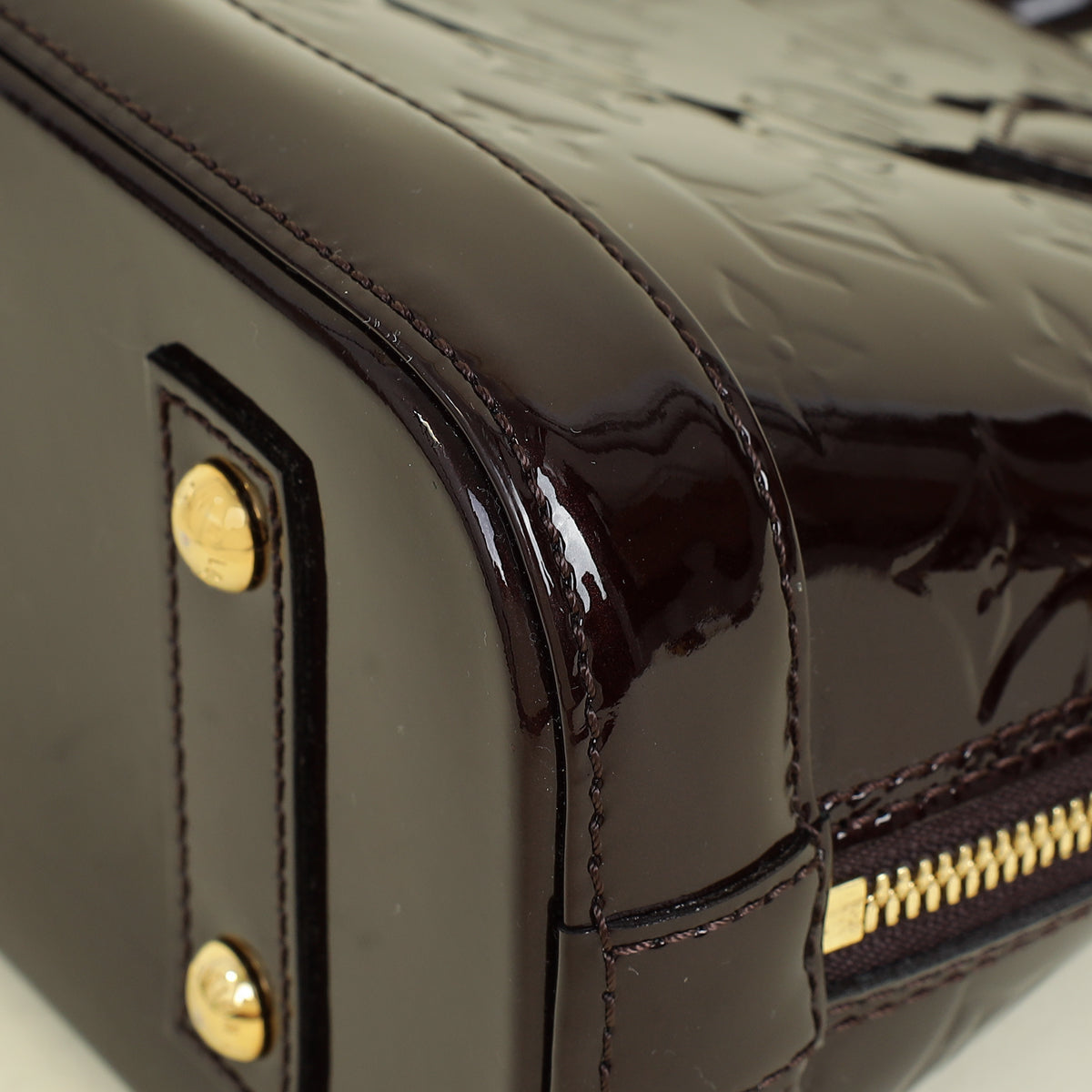 Louis Vuitton Amarante Monogram Vernis Alma BB Bag