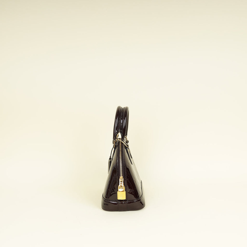 Louis Vuitton Amarante Monogram Vernis Alma BB Bag