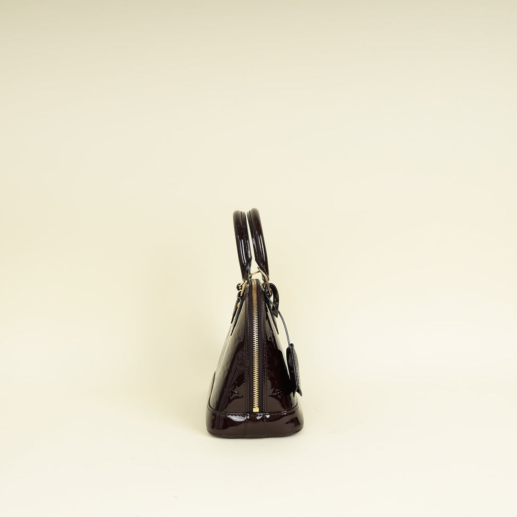Louis Vuitton Amarante Monogram Vernis Alma BB Bag