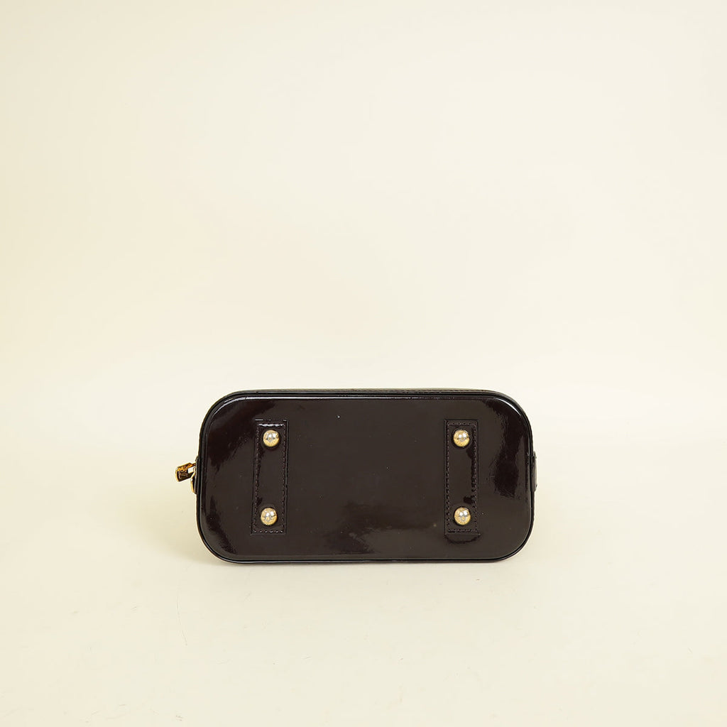 Louis Vuitton Amarante Monogram Vernis Alma BB Bag