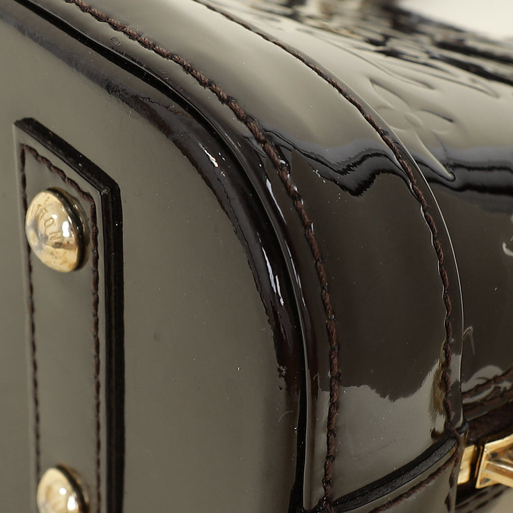 Louis Vuitton Amarante Monogram Vernis Alma BB Bag