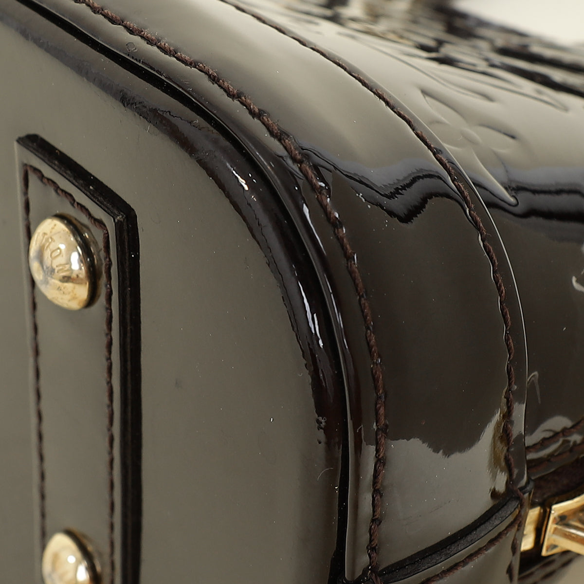 Louis Vuitton Amarante Monogram Vernis Alma BB Bag