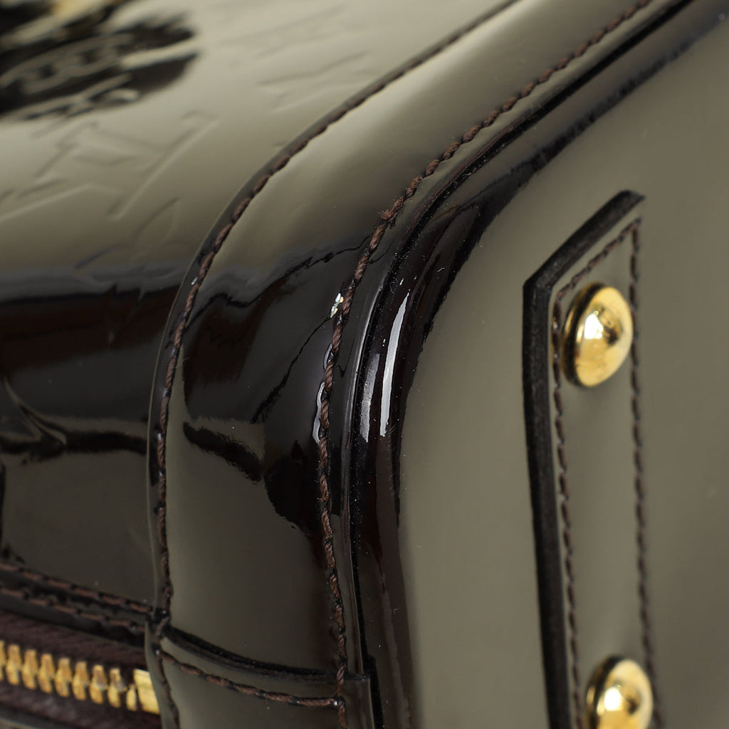 Louis Vuitton Amarante Monogram Vernis Alma BB Bag