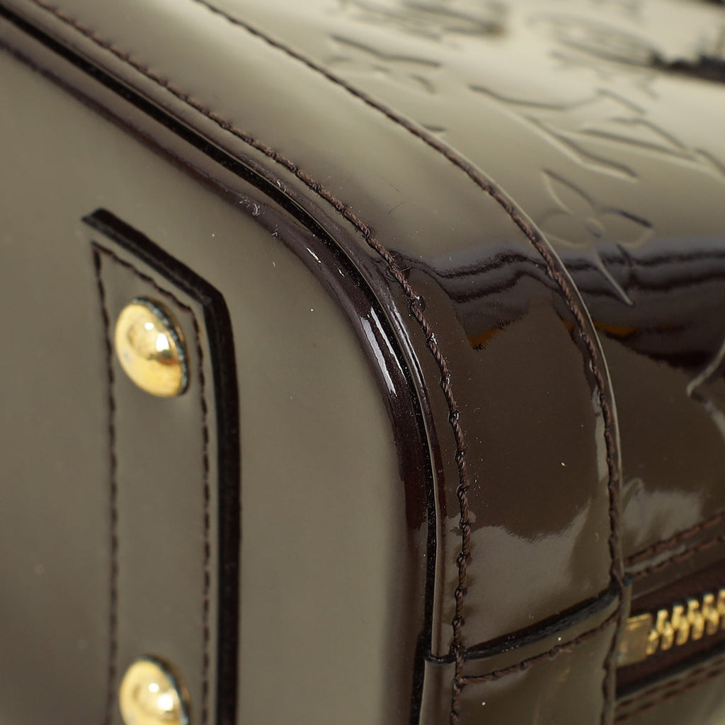 Louis Vuitton Amarante Monogram Vernis Alma BB Bag