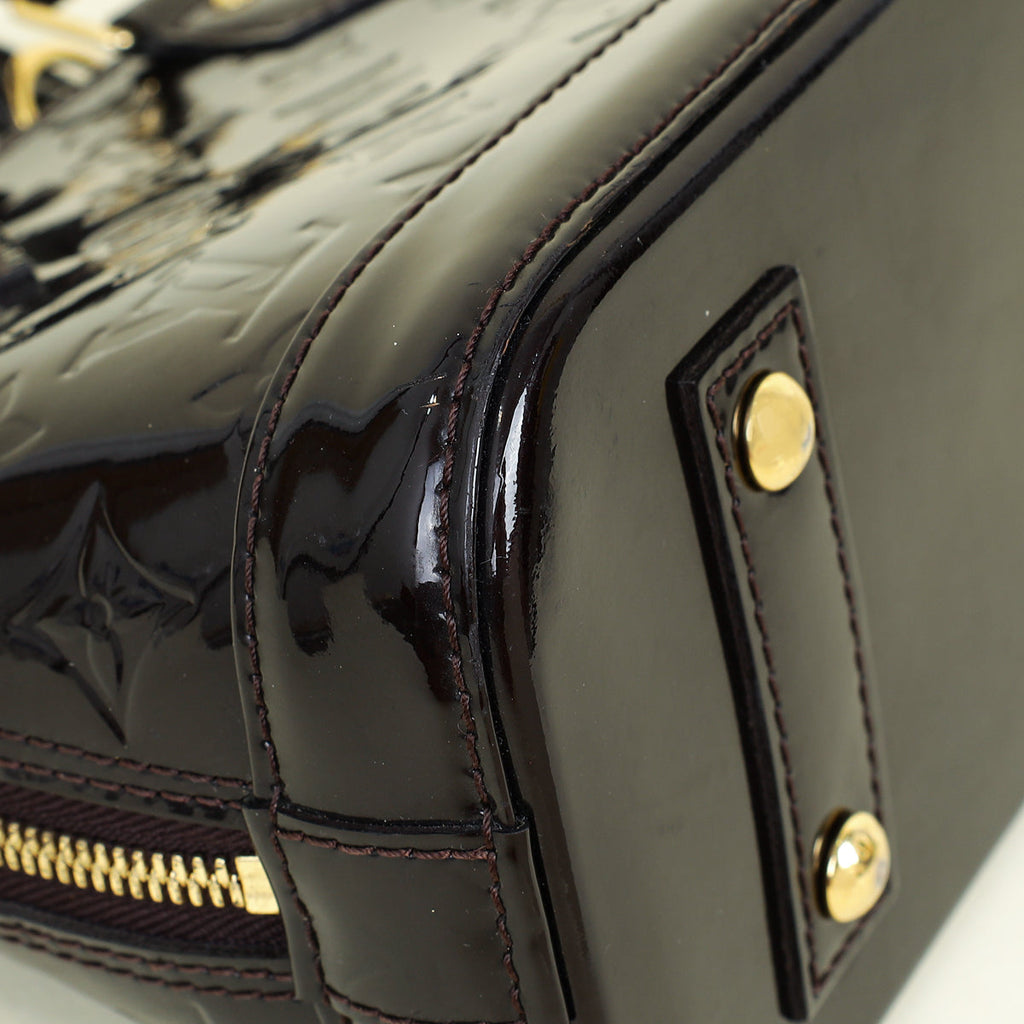 Louis Vuitton Amarante Monogram Vernis Alma BB Bag