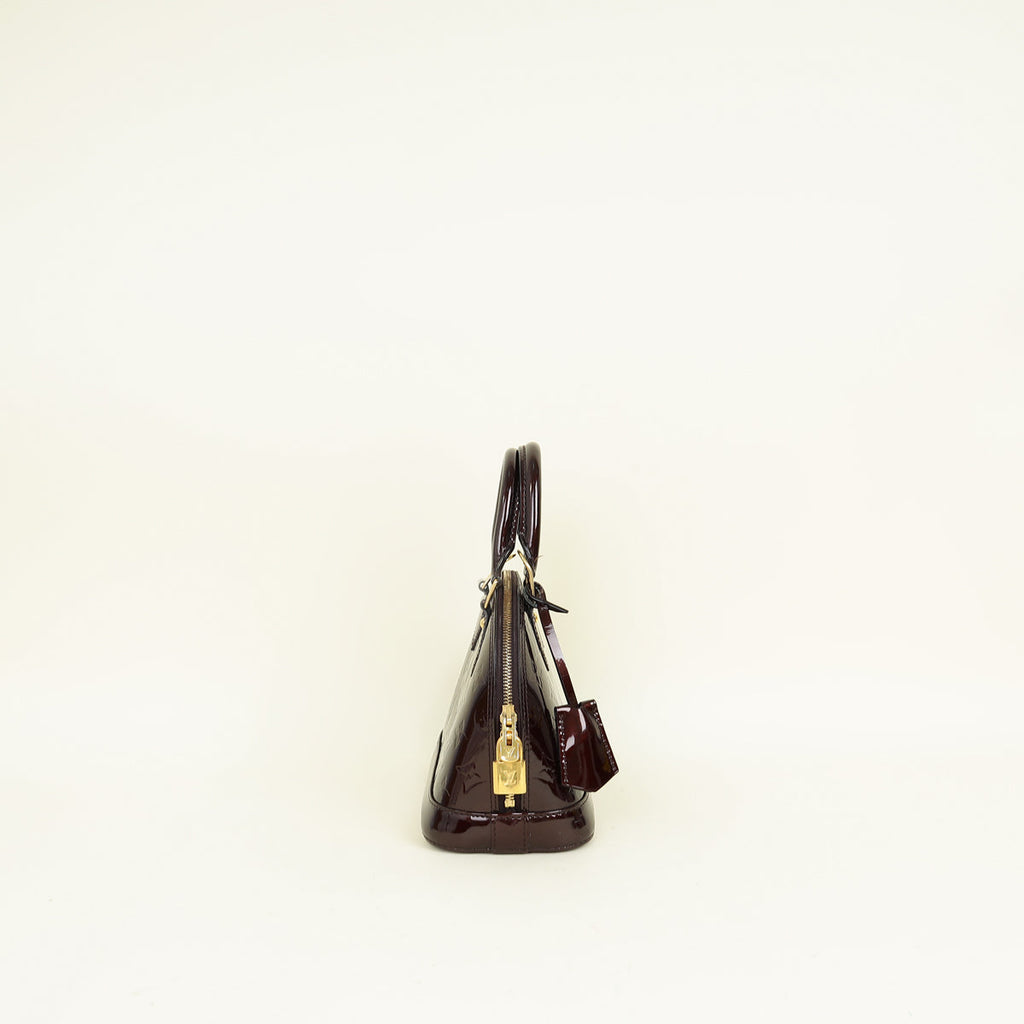 Louis Vuitton Amarante Monogram Vernis Alma BB Bag