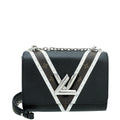 Louis Vuitton Noir Monogram Twist Studded V MM Bag