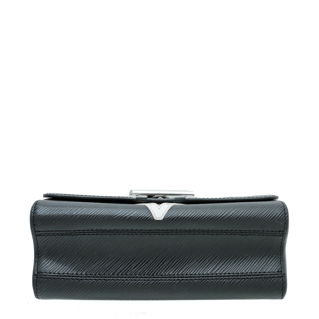 Louis Vuitton Noir Monogram Twist Studded V MM Bag