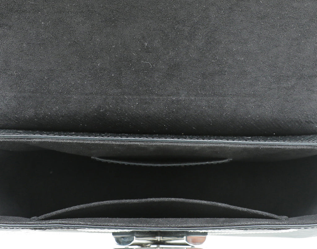 Louis Vuitton Noir Monogram Twist Studded V MM Bag