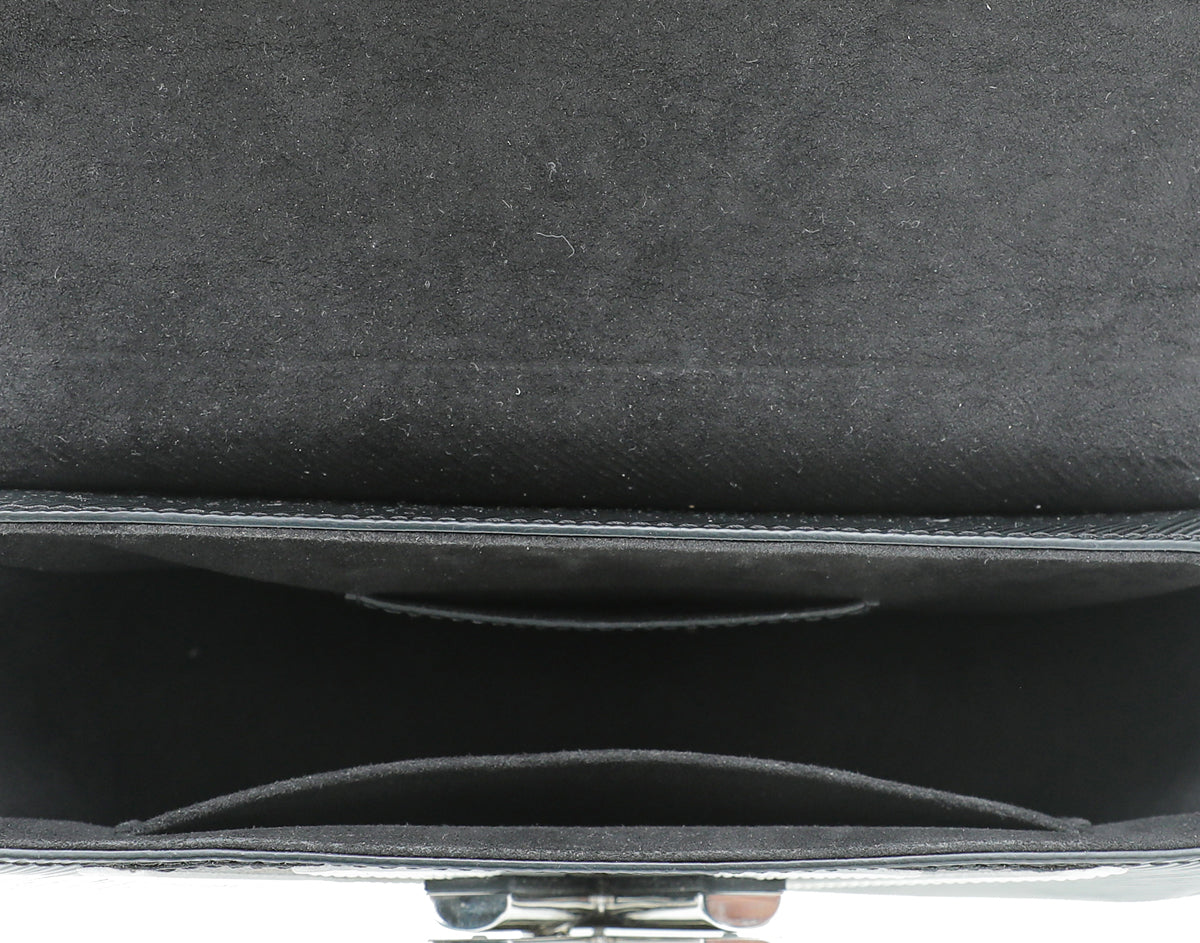Louis Vuitton Noir Monogram Twist Studded V MM Bag